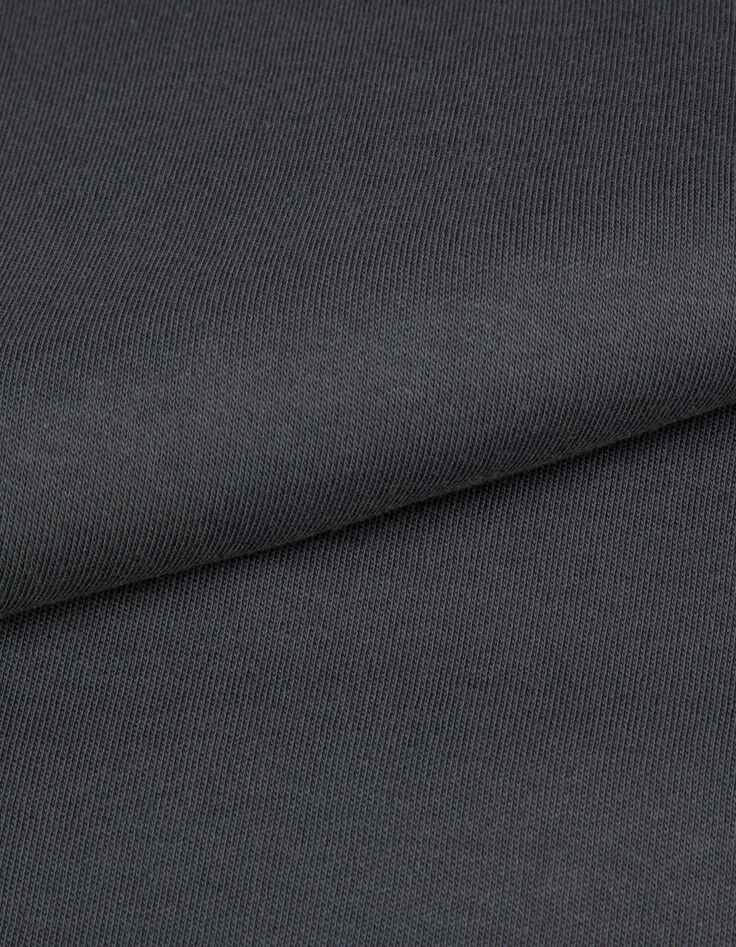 Robe t-shirt gris anthracite Femme-7