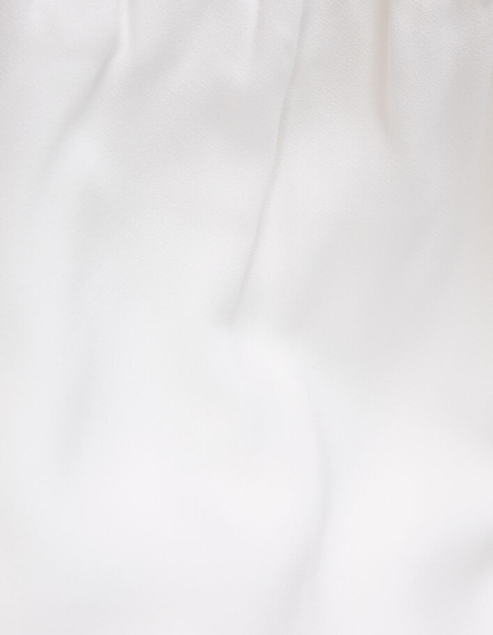 Robe blanc cassé recyclée ganses dentelle Femme - IKKS