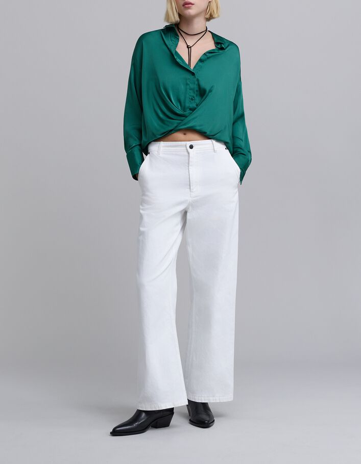 slim fit dress slacks Rihoas Button-Front A-Line Mini Dress main image 0
