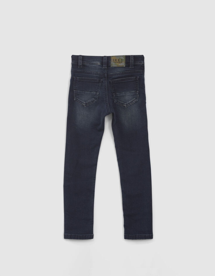 Vaqueros skinny azules vintage recortes ni&ntilde;o-3