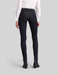 Jean SLIM noir taille basse femme-5