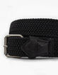Schwarzer Herren-Flechtgürtel aus Textil-3