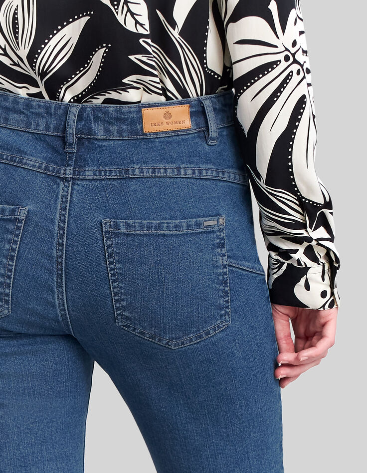 Jean slim summer blue waterless sculpt up strass dos Femme-5