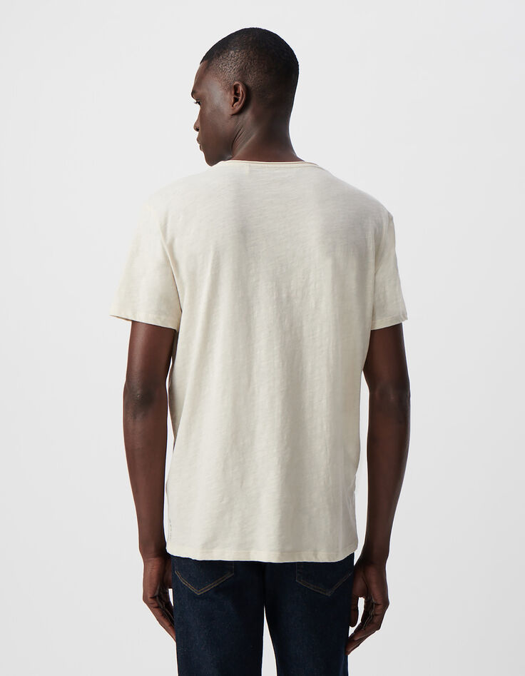 T-shirt L'Essentiel stuck coton bio col rond Homme-3