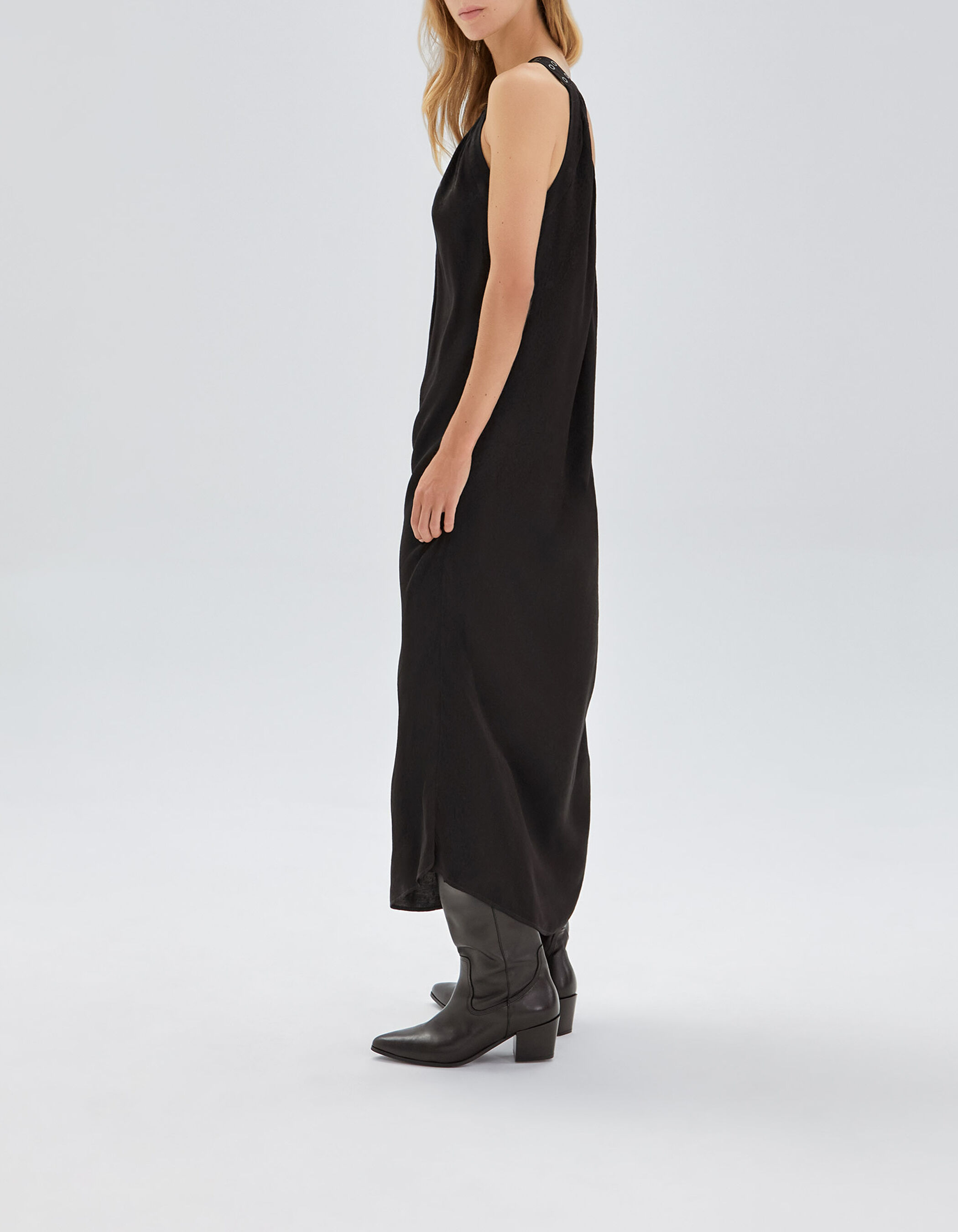 Ikks robe longue noire best sale