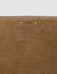 Clutch bag 1440 Reporter camel suede Women-4