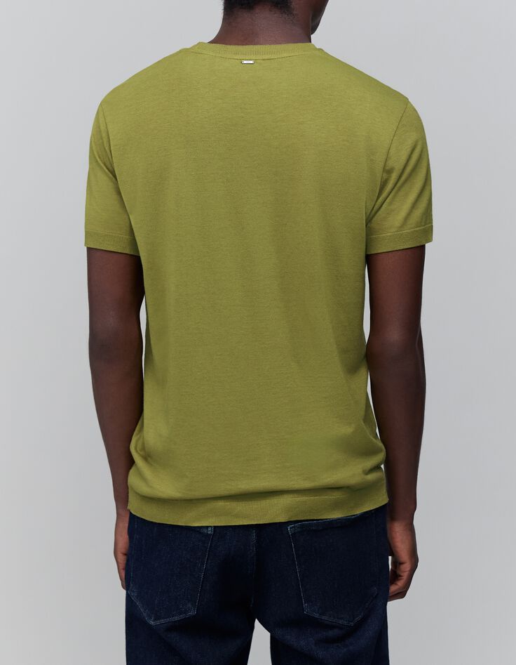 Camiseta de hombre de espuma de mezcla de algod&oacute;n y modal-3
