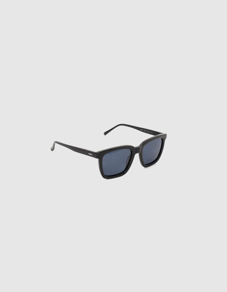 Sonnenbrille schwarz, rechteckig Herren-3