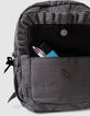 Girls’ black rucksack with ecru gingham, ruffled details-7