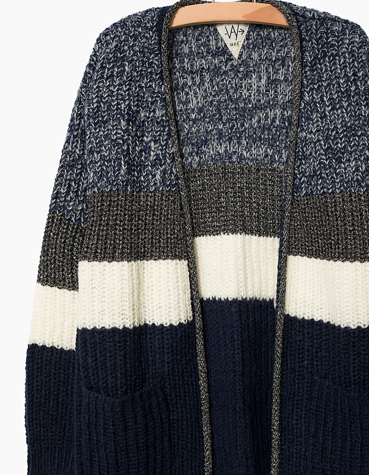 Girls’ striped cardigan-4
