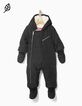 Combi-pilote grise et fourrée bébé garçon-1