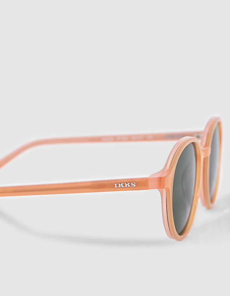 Aprikosenfarbene Sonnenbrille-4