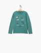 Groen T-shirt jongens -2