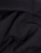 Robe noire fendue maille Milano Femme-8