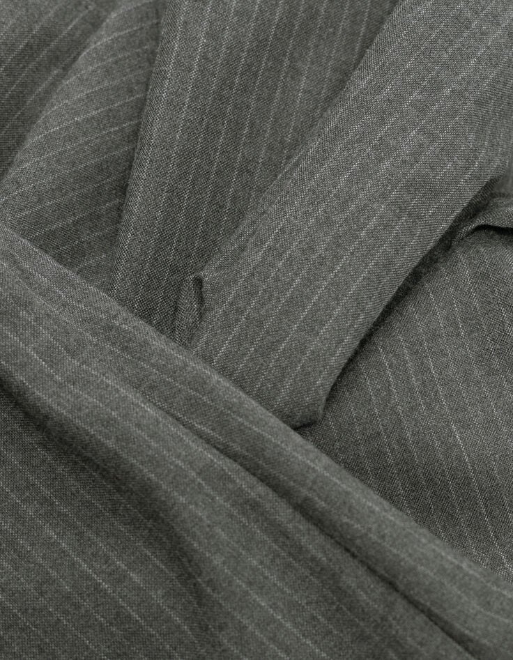 Grijze kostuumbroek pinstripes Heren-8 Grijze kostuumbroek pinstripes Heren-8
