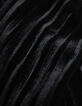 Women’s black pleated velvet knit bodysuit-8 Women’s black pleated velvet knit bodysuit-8