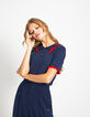 Pull marine avec boutons cœurs I.Code-2
