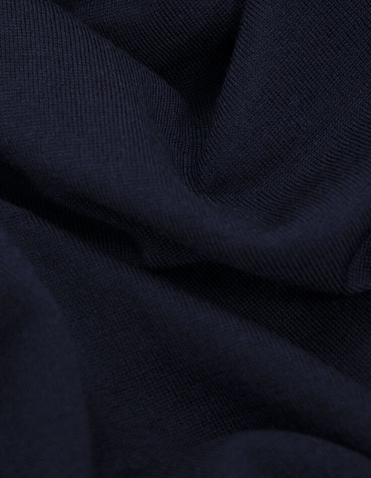 Poloshirt f&uuml;r Herren aus 100% Merinowolle, navy-8