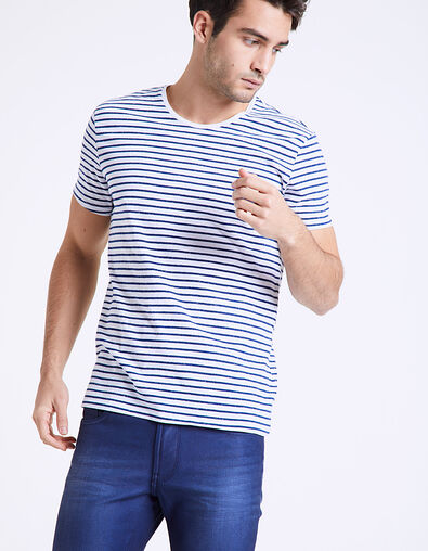 Men's striped dupioni sailor T-shirt - IKKS