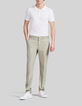 Pantalon de costume pistache lin m&eacute;lang&eacute; Homme-3