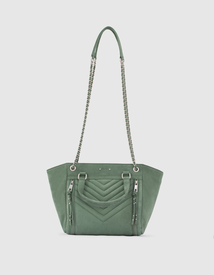 Women’s almond green PASTEL MEDIUM 1440 tote bag - IKKS