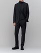 Men's anthracite turtleneck knit sweater-2