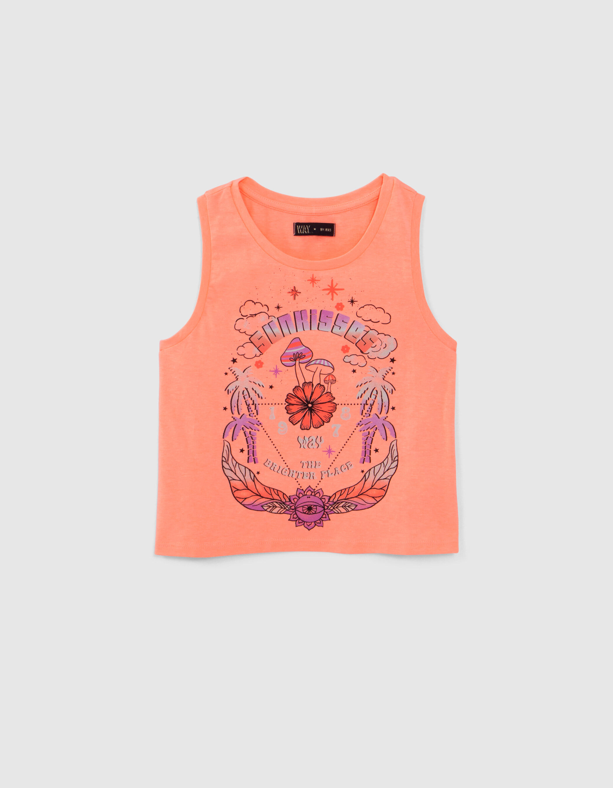 Debardeur orange fluo deals