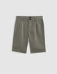 Bermuda CHINO kaki garçon-4