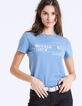 Tee-shirt en coton visuel "Melrose Avenue" femme-2