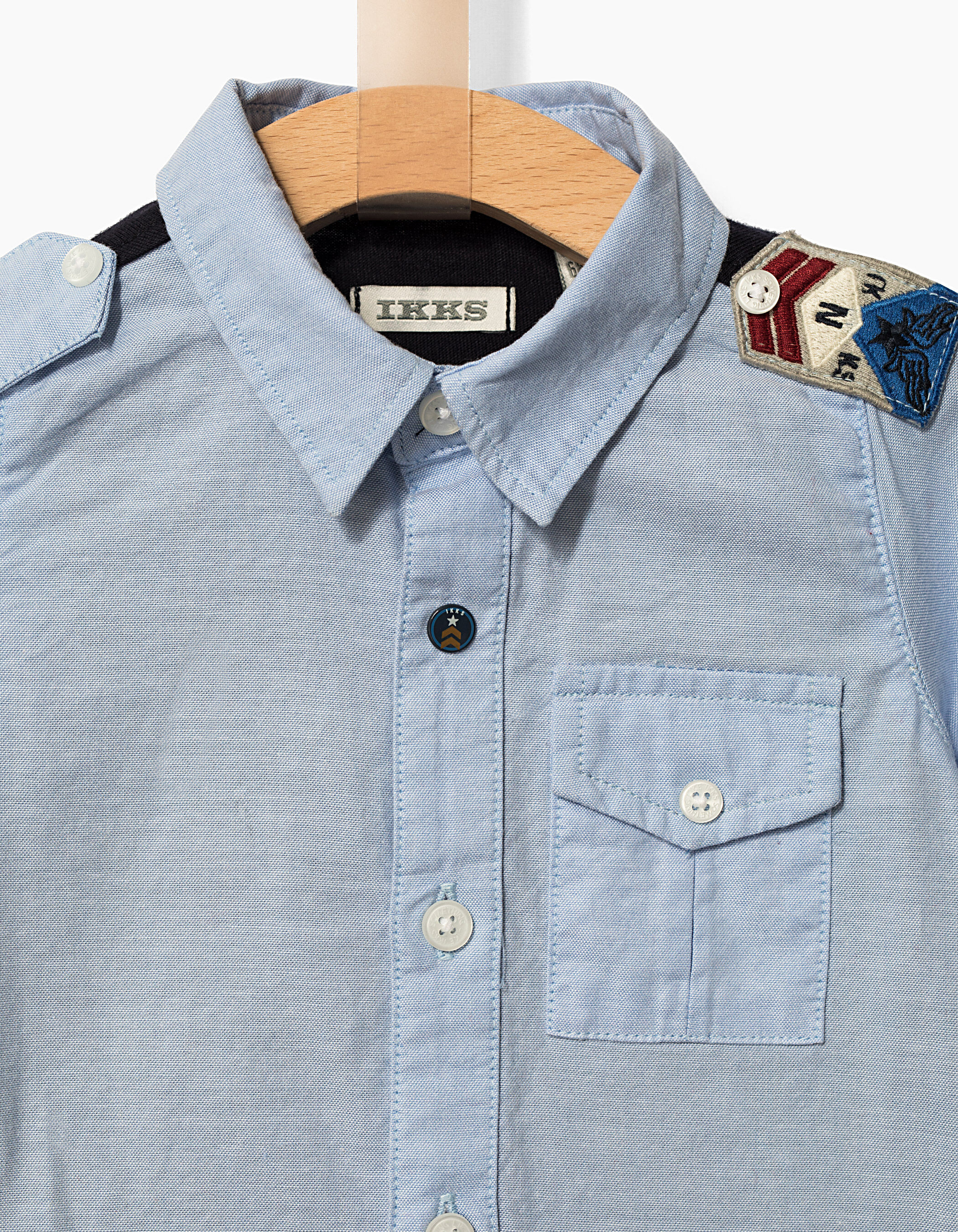 Baby boys blue shirt IKKS