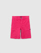 Boys' pink cargo Bermuda shorts-1