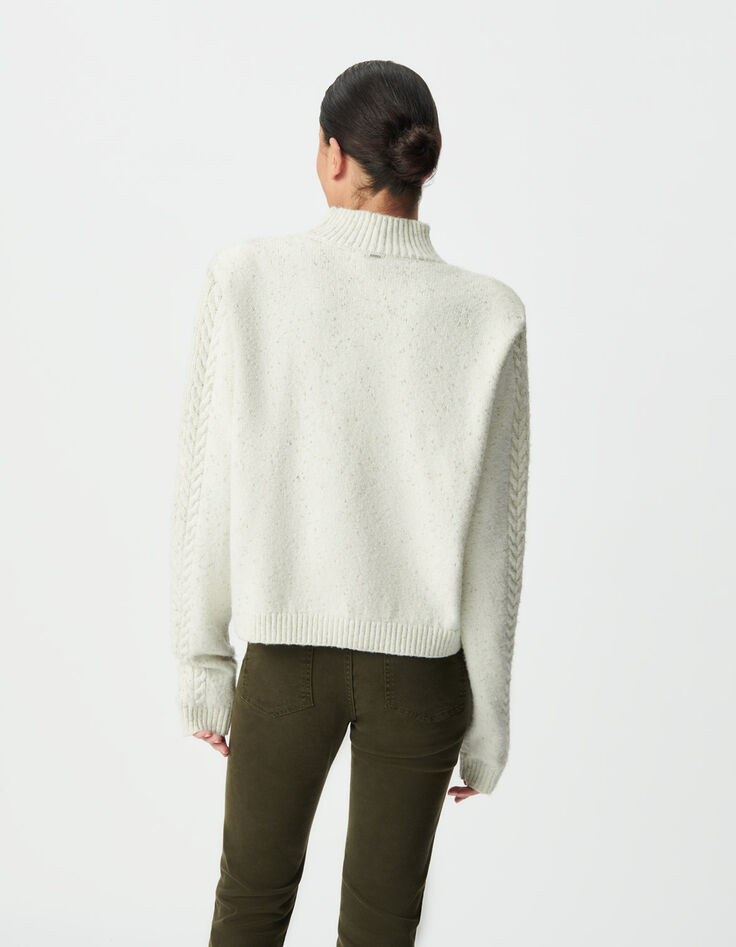 Jersey crudo punto lúrex hombreras ochos mujer-3 Jersey crudo punto lúrex hombreras ochos mujer-3