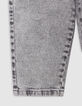 BALLOON jeans grey rhinestone button for girl-7