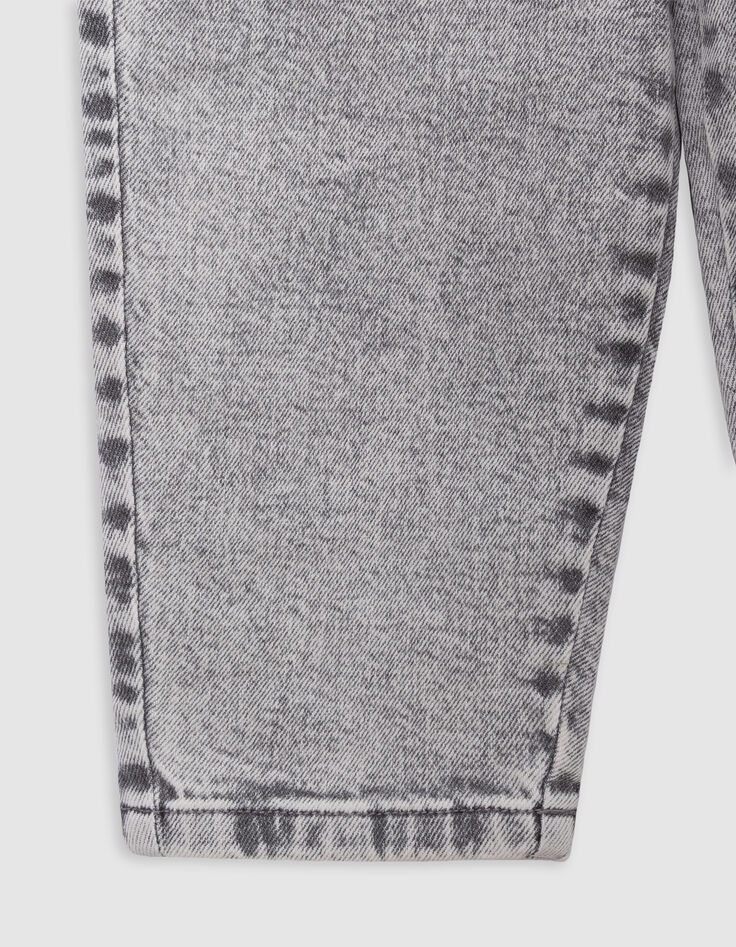 BALLOON jeans grey rhinestone button for girl-7