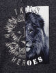 Boys’ navy lion’s head sweatshirt -5