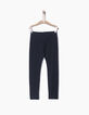 Legging fille bleu marine-2