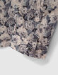 Stahlblaues SLIM-Herrenhemd mit Liberty&reg;-Rosenprint-4