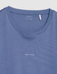 Blaues T-Shirt mit ABSOLUTE DRY Logo-Detail Herren-7