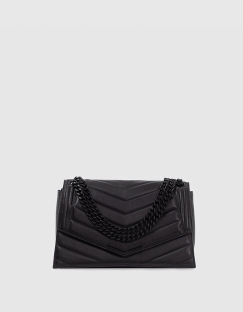 Women’s black quilted leather THE 1 Timeless bag Size L