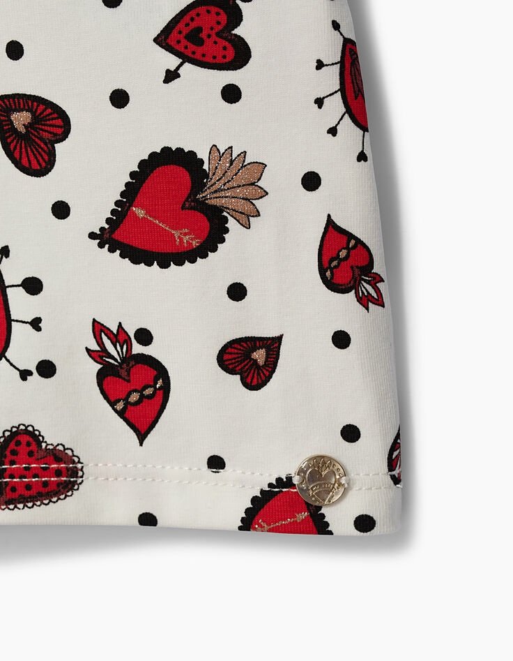 Camiseta corazones niña-5