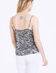 Top estampado cebra con tirantes finos mujer-3