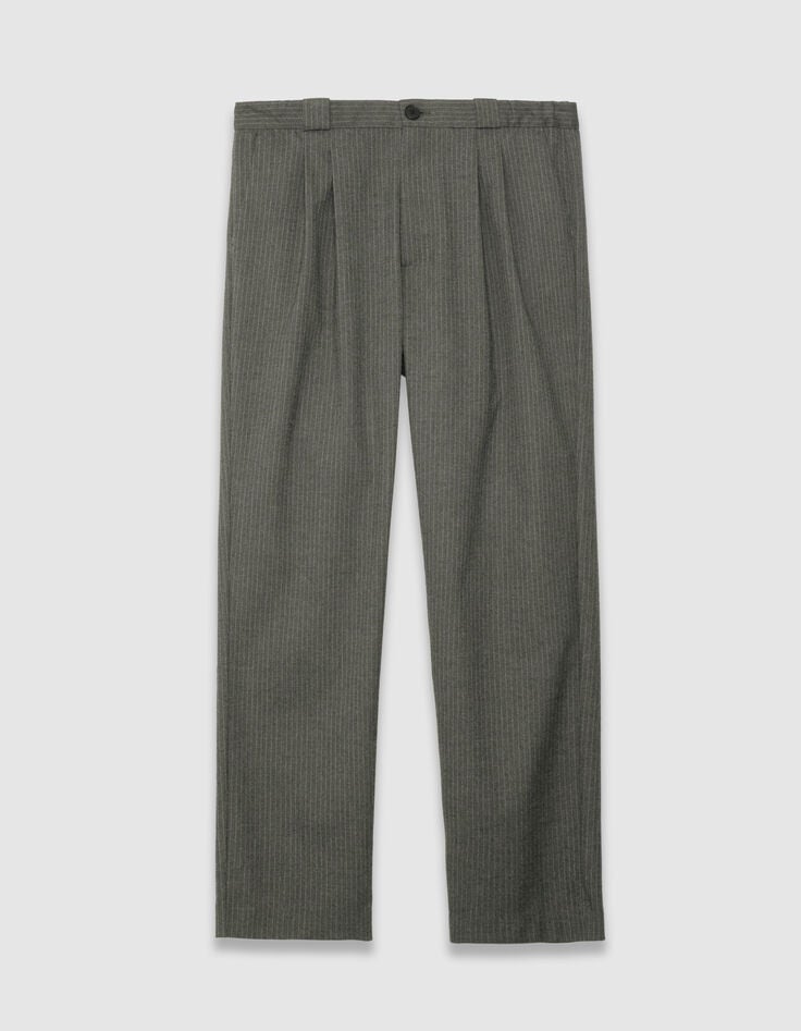 Grijze kostuumbroek pinstripes Heren-7 Grijze kostuumbroek pinstripes Heren-7