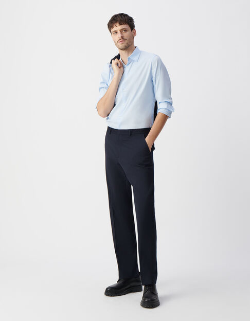 Pantalon de costume marine à revers Homme - IKKS