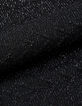 Tee-shirt col V noir lurex maille fantaisie Femme-8