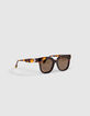 Lunettes solaires miel style oversize papillon Femme-5