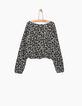 Girls' floral and polka dot blouse-3