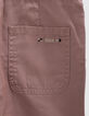 Langer rosa Mädchen-Overall mit Stickerei-8