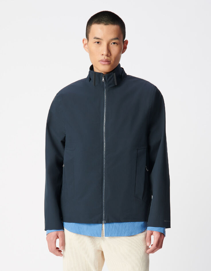 Herren WATERPROOF Marinejacke mit abnehmbarer Kapuze-2