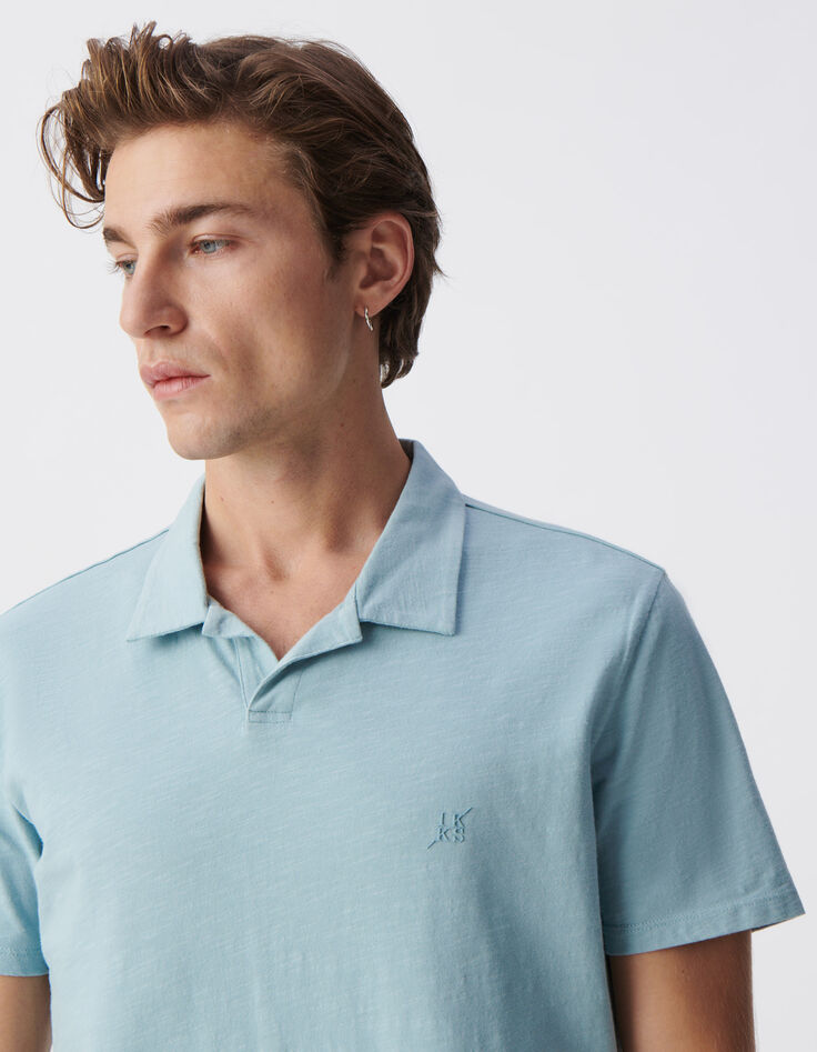 Polo REGULAR horizon coton bio flammé Homme-5
