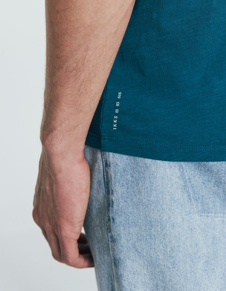 Tee-shirt L'Essentiel oxyd à col V Homme-4 Tee-shirt L'Essentiel oxyd à col V Homme-4